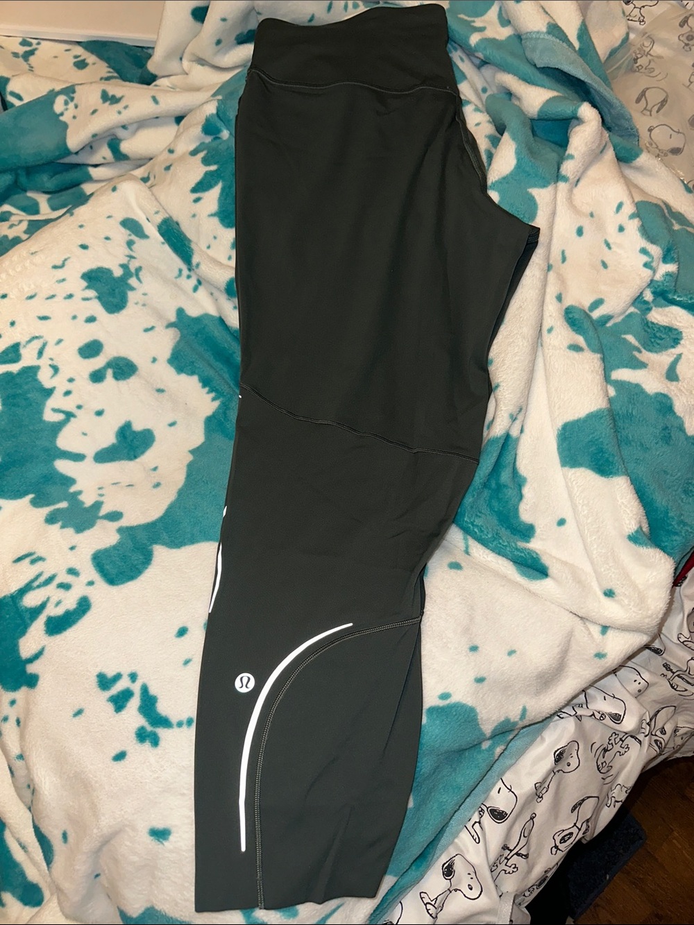 lululemon athletica green High-Rise Leggings with Reflective Trim